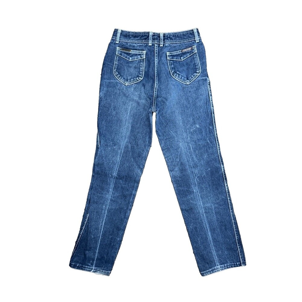 VTG 80s Jordache Mens 32 (28X28) Stone Wash High Rise Slim Denim Jeans